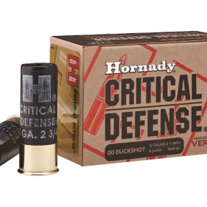 Order Hornady Critical Defense 12 Gauge Buckshot Ammo 2-3/4″ Online