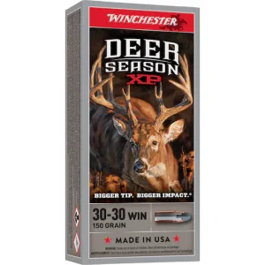 Shop Winchester Deer Season XP 30-30 Winchester Ammo 150 Grain Winchester Extreme Point Polymer Tip 200rounds15