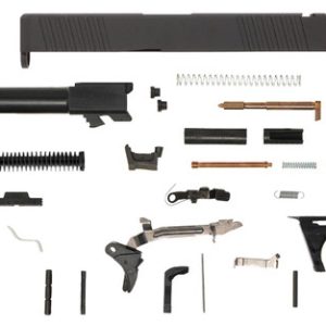 Glock 19 Compatible Pistol Build Kit W Front Rear Serrated Slide for Sale