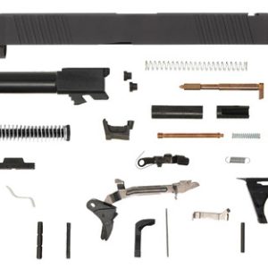 Glock 17 Compatible Pistol Build Kit W Front Rear Serrated Slide for Sale