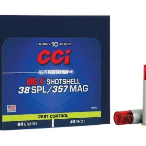 In Stock: CCI Big 4 Shotshell 38 Special Ammo 84 Grain Lead Shot 200 rounds